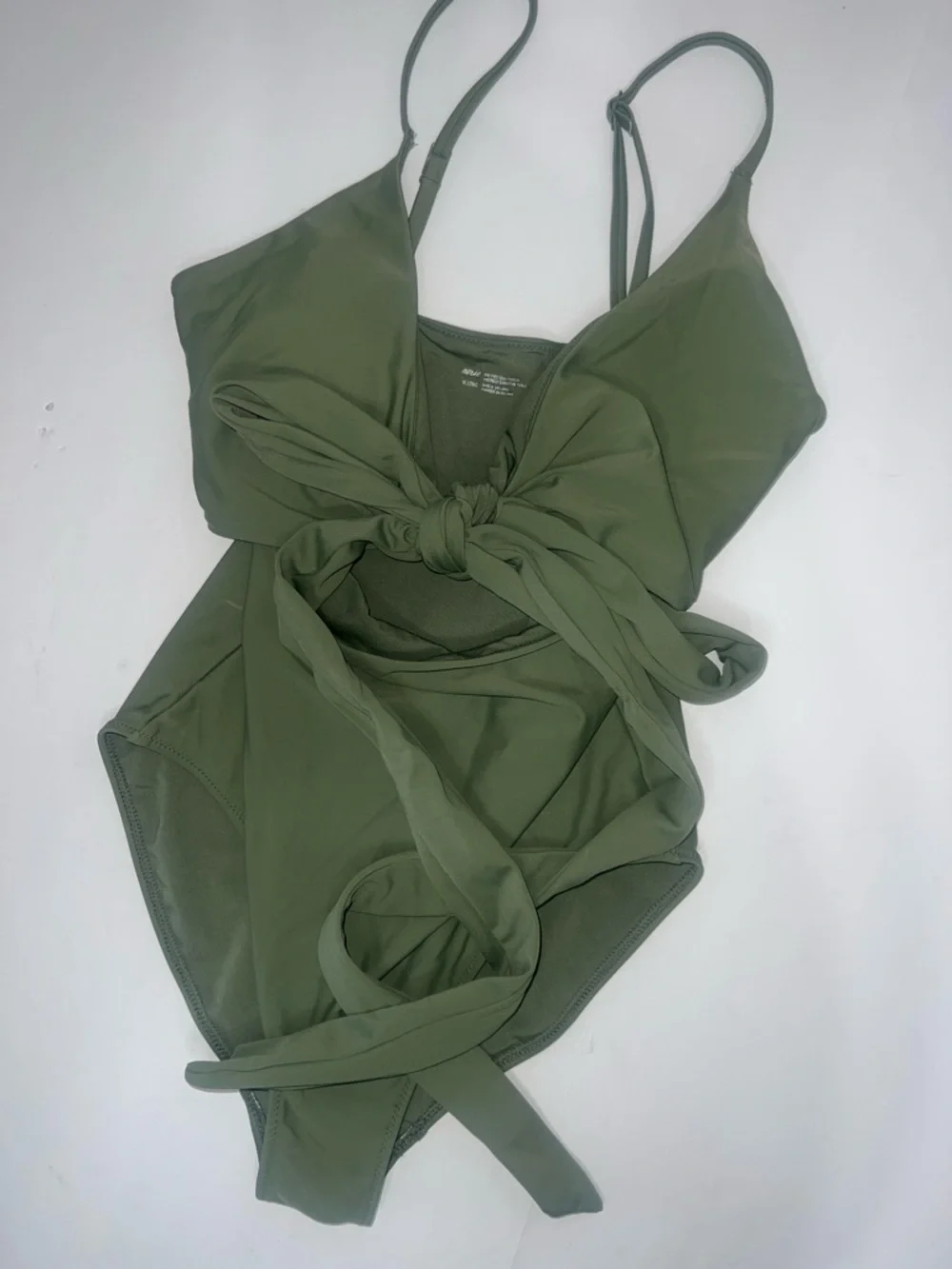 Women’s aerie Olive Green One-Piece Swimsuit Size M - Picture 1 of 11